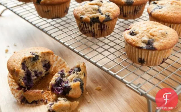 Muffins De Espelta De Mirtilo