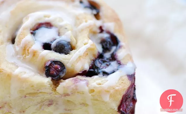 Mamãe Blueberry doce rolos