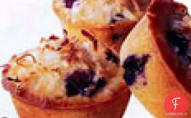 Bolos Individuais De Mirtilo E Coco