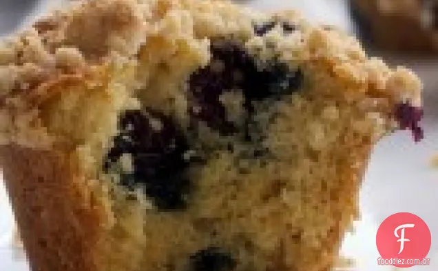 Muffins De Miolo De Mirtilo