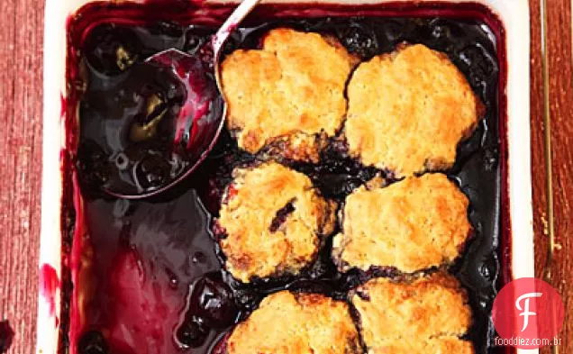 Blueberry-cherry Cobbler