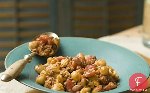 Chilli-Cheeseburger Mac-and-Cheese