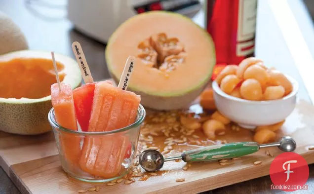 Cantaloupe & Campari Ice Pops Receita