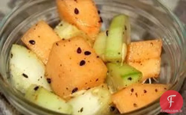 Salada De Pepino E Melão