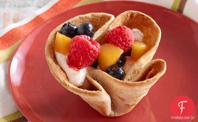 Tortilla-Copos De Frutas
