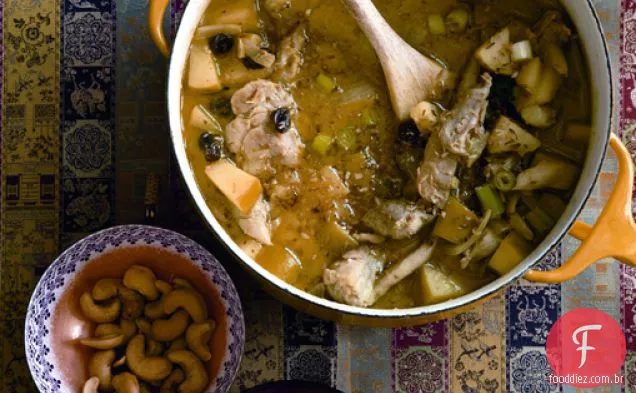 Um pote de coco-Frango Curry do Cookie editores Cookbo