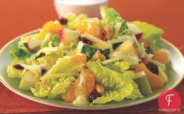 Salada De Alface Frutada Com Molho De Limão