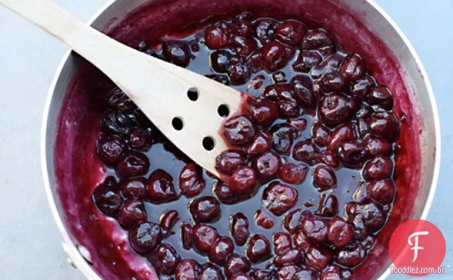 Cerejas Em Xarope De Vinho Tinto