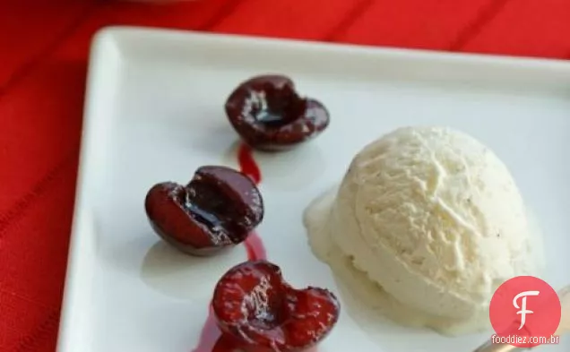 Cerejas Com Vinagre Balsâmico