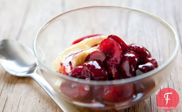 Compota De Cereja Com Mascarpone