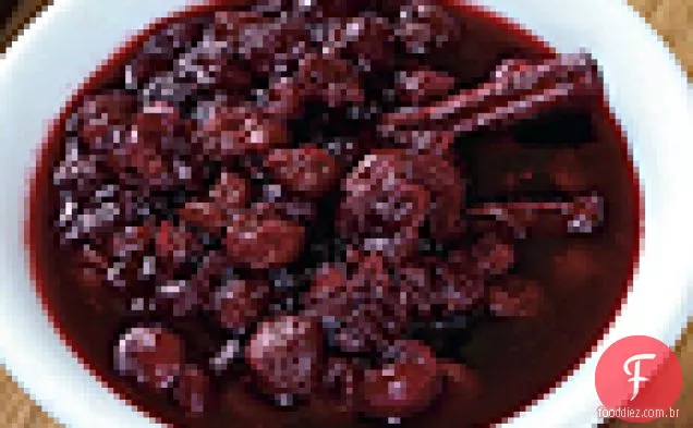 Cranberry e Tart-Compota De Cereja