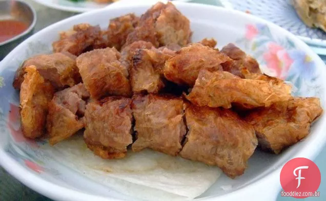 Carne de porco e camarão Loh Bak