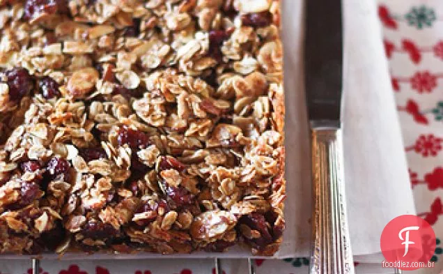 Barras De Granola De Amêndoa Cereja