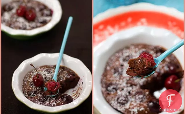 Chocolate E Cereja Clafoutis