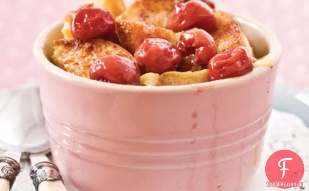 Pudim De Pão De Cereja