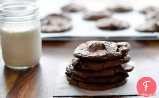 Chewy Double Chocolate Cherry Cookies