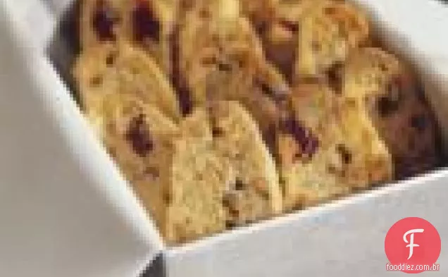 Avelã E Cereja Seca Biscotti