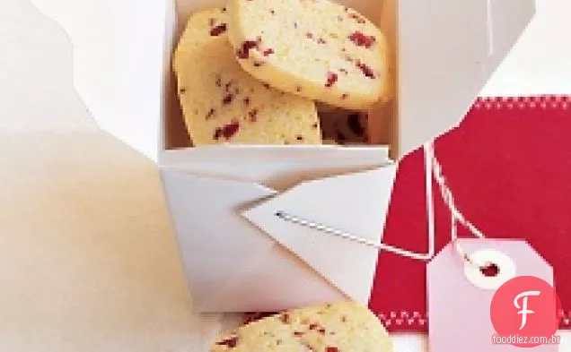 Farinha de milho-biscoitos de cereja