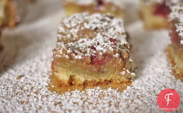 Sour Cherry St. Louis Gooey Butter Cake