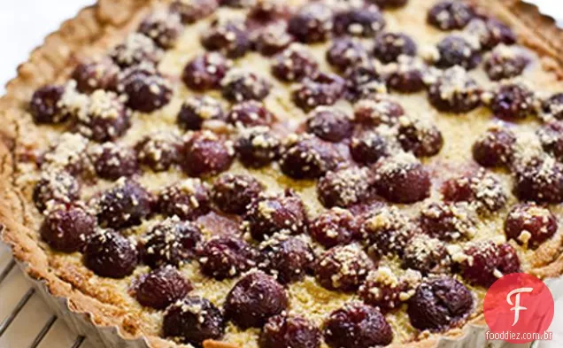 Torta De Amêndoa Cereja