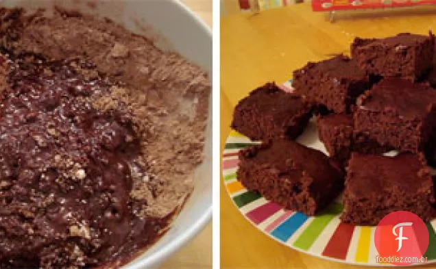 Cozinhar Dos Glossies: Chocolate Escuro E Brownies De Cereja