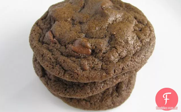 Biscoitos De Cereja De Chocolate Escuro