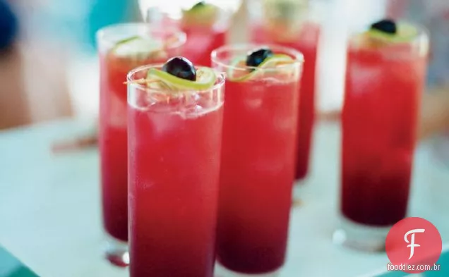 Lingas De Gin De Cereja Azeda