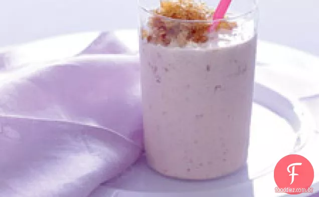Batido de leite cereja-baunilha com cerveja de raiz Granita