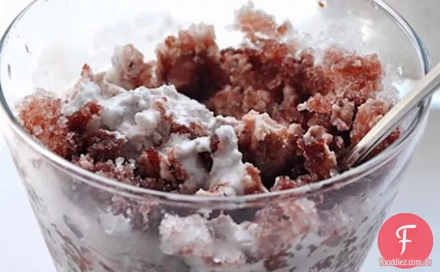 Gelo De Água De Coco Com Cereja Mosto Cotto & Cream