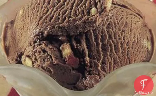 Chocolate Cereja-sorvete de amêndoa