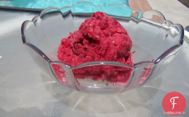 Sorbet De Cereja De Verão