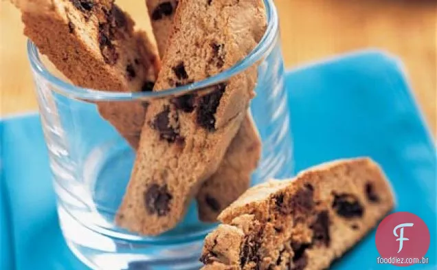 Chocolate-Cereja Biscotti