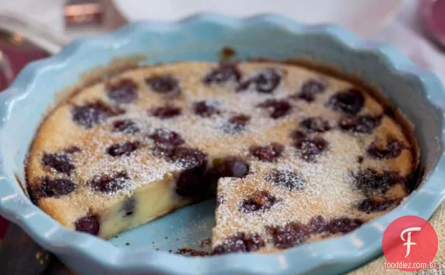 Cereja Amêndoa Clafouti