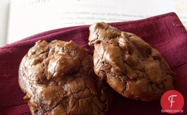 Chocolate Cereja Fudge Drop Cookies