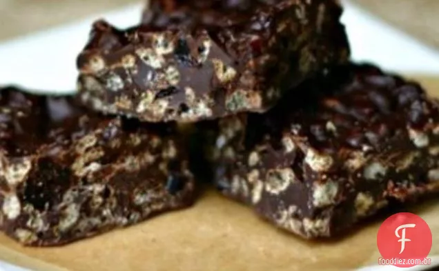 Chocolate Cereja Crunch Bites