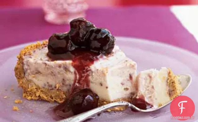 Cherries Jubilee Ice Cream Pie