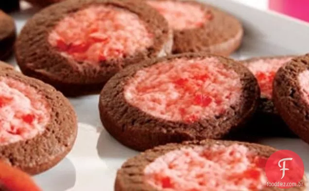 Chocolate-cereja fatia ' N ' assar biscoitos