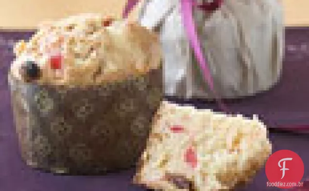 Panetone com frutas cristalizadas