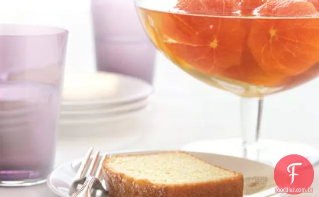 Clementinas Boozy com bolo de Libra