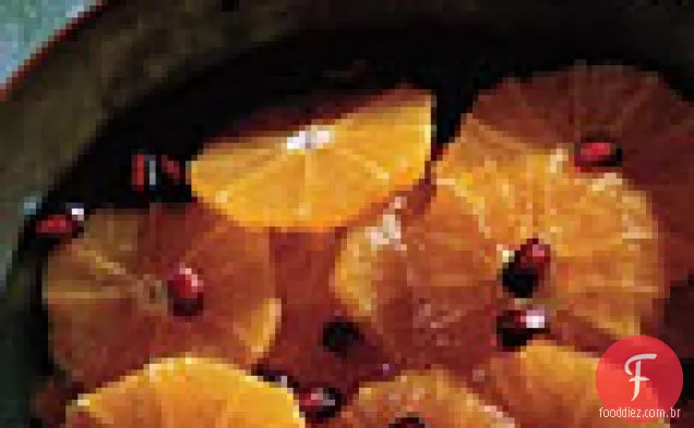 Clementinas em xarope de gengibre