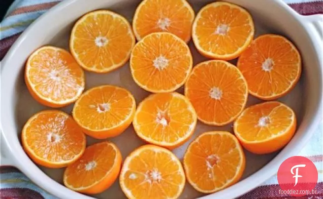 Clementinas Grelhadas Com Açúcar Bruto