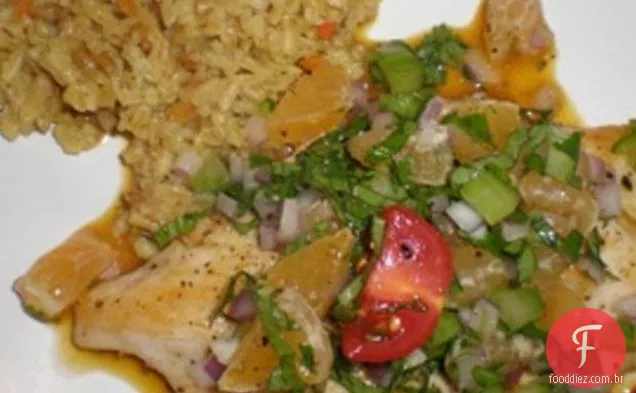 Frango Paillards Com Salsa Clementine