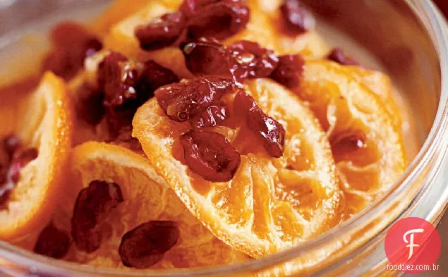 Satsuma laranja e Chutney de Cranberry seco