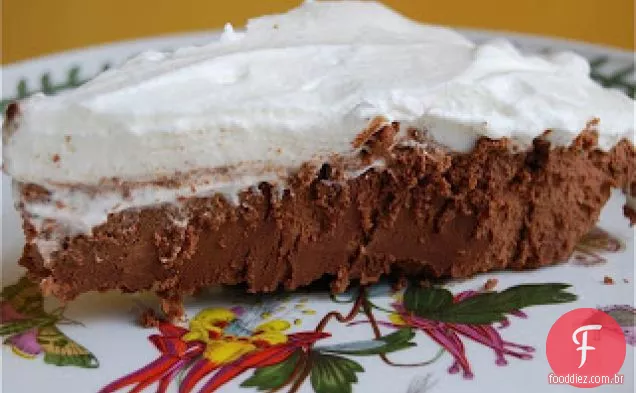 Torta De Seda Francesa Com Crosta De Coco