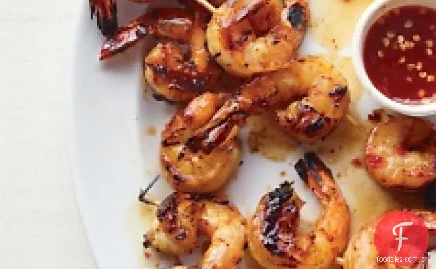 Camarão Grelhado Picante