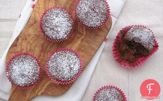 Coco Framboesa Chocolate Muffins