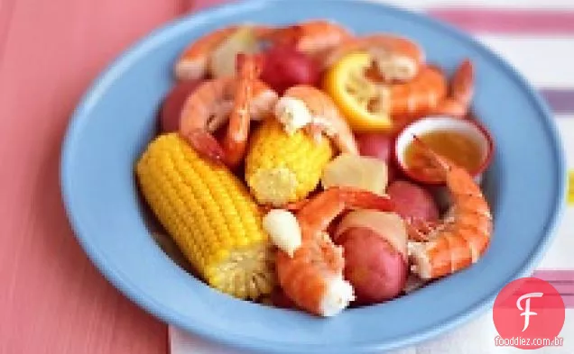 Camarão Ferver Com Milho E Batatas