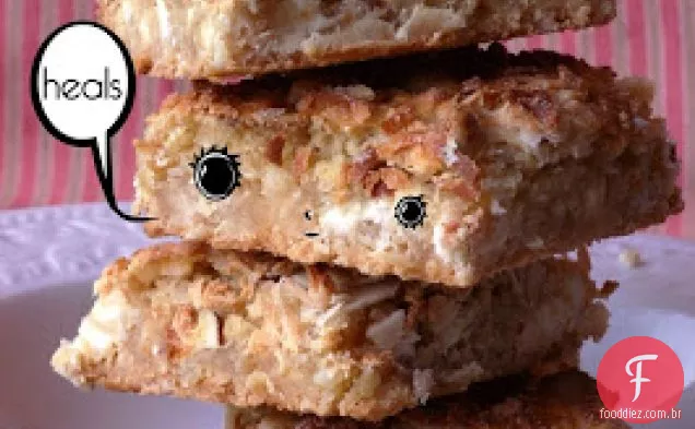 Barras De Biscoito De Coco Branco Chip