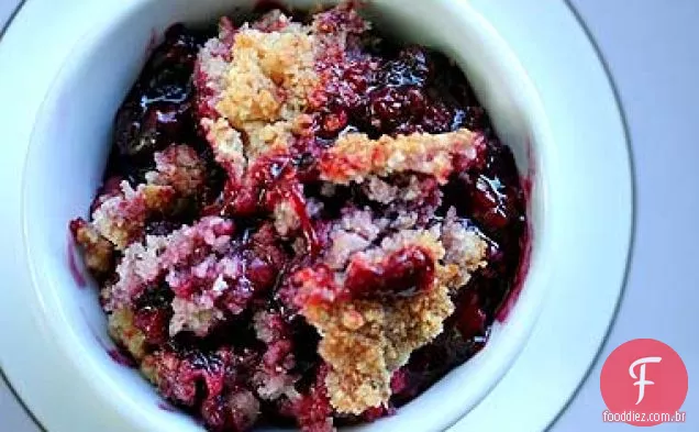 Sapateiro Berry com coco Walnut Streusel