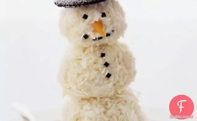 Bonecos De Neve De Coco